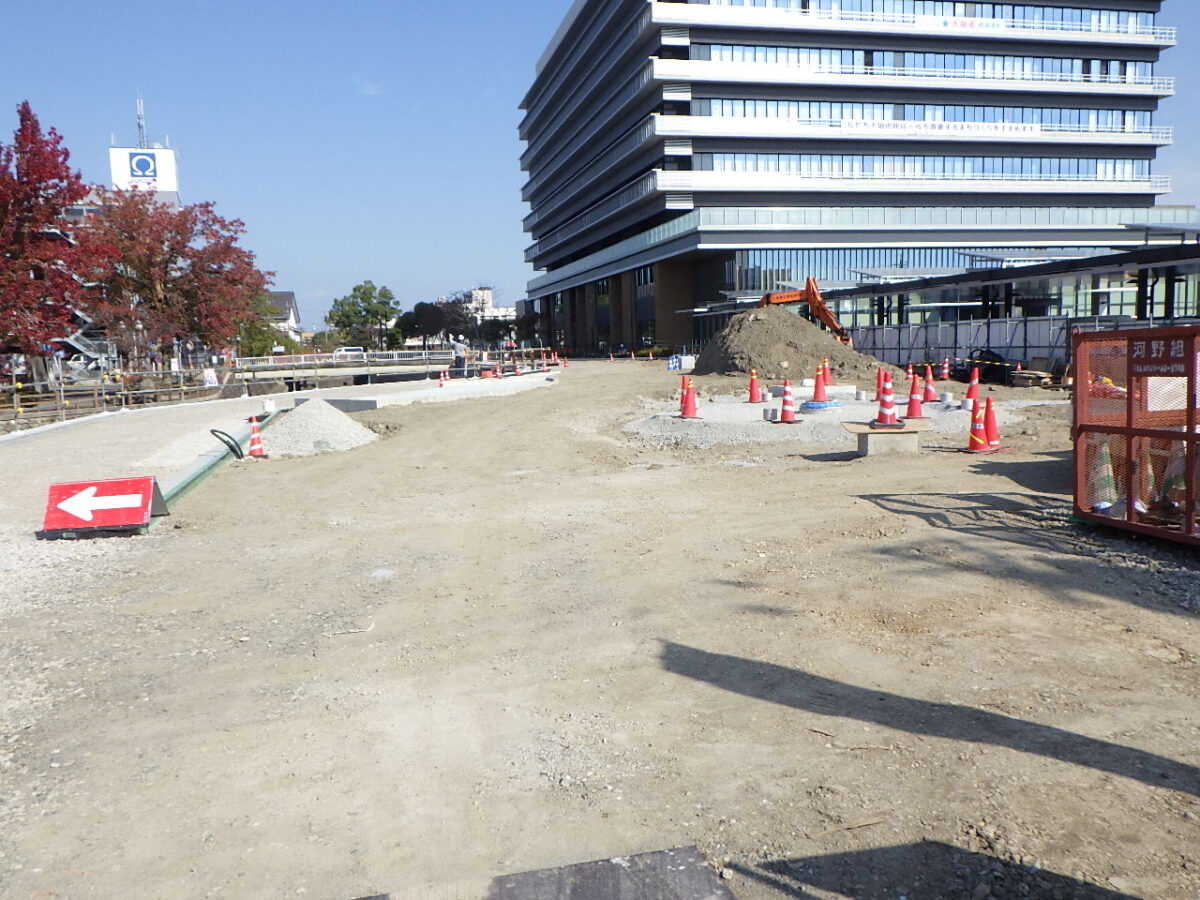丸の内公園整備工事施工前